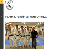 Tablet Screenshot of judoabteilung.de